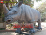 Animatronic Rhinoceros Model