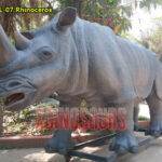 Animatronic Rhinoceros Model