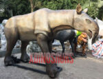 Ice Age Paraceratherium Replica