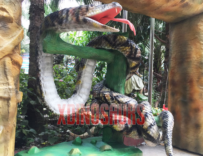 Life Size Boa Constrictor Exhibit