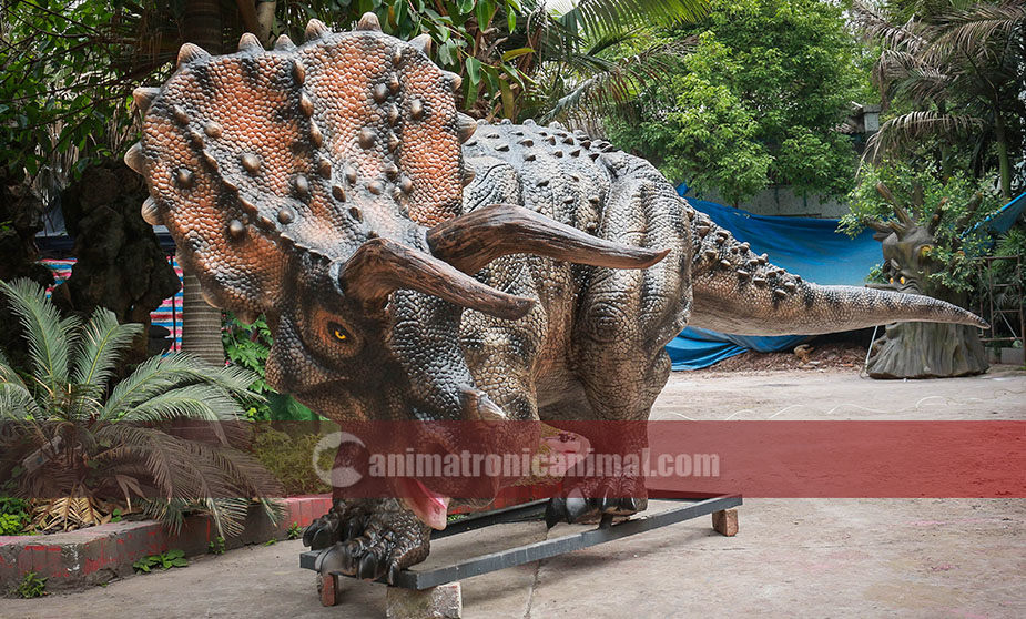 Elaborate Triceratops Dinosaur Model