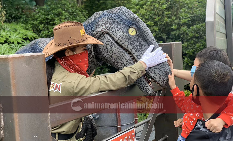 Real Size Raptor Suit for Parade Show