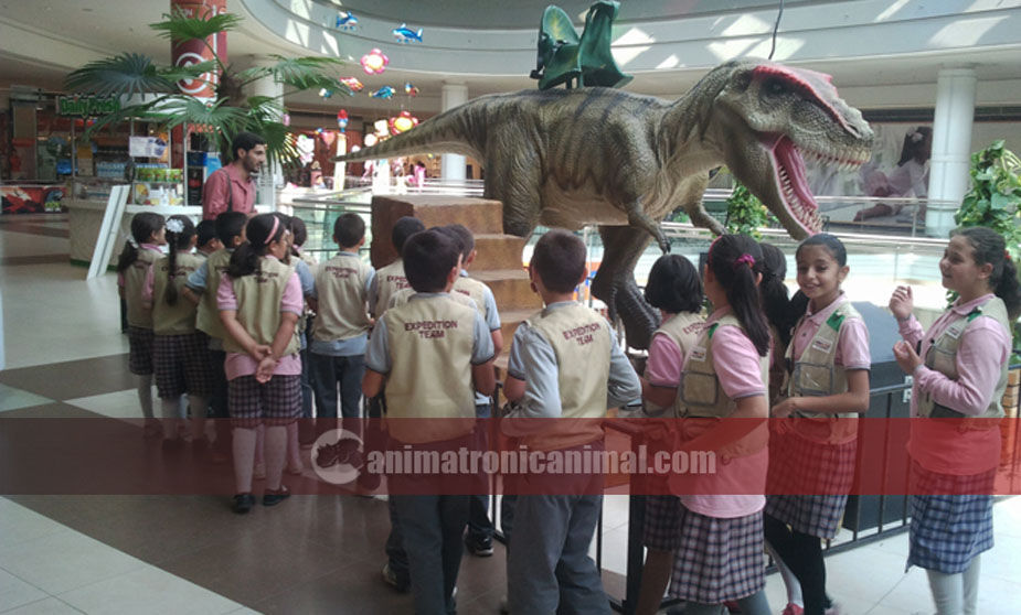 Robotic Dinosaur Ride at Shopping Centre