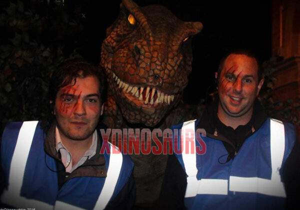 Tyrannosaurus Rex Suit at Halloween Night