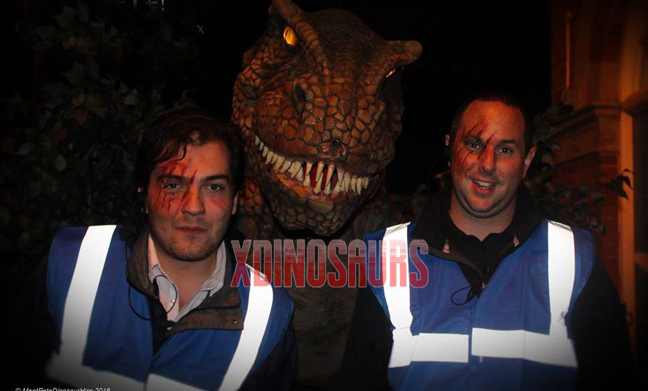 Tyrannosaurus Rex Suit at Halloween Night