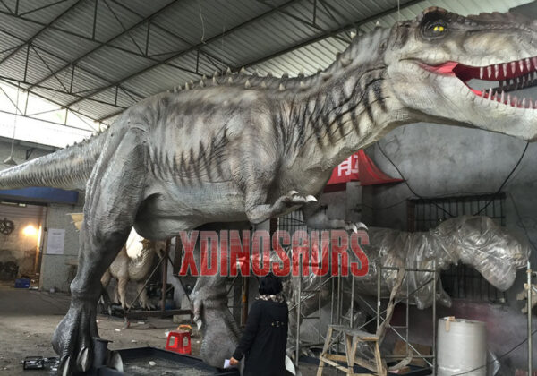 Big Robotic Trex Model at Factory