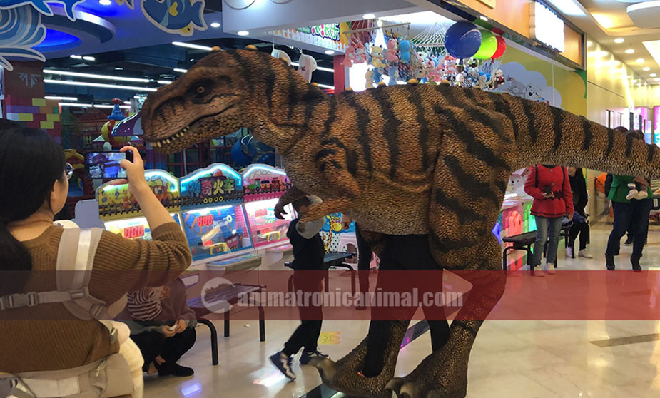 Dinosaur Alive Suit at Mall