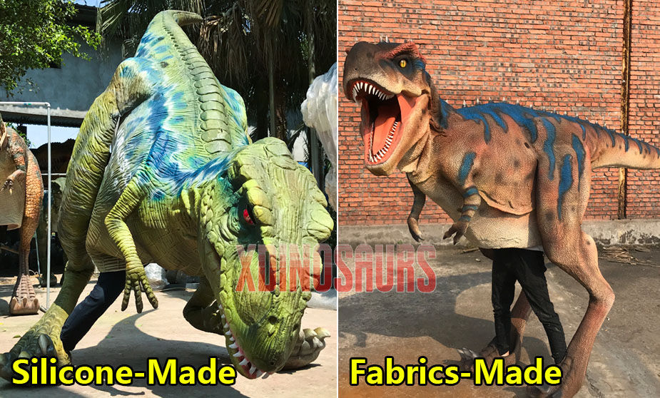 Two Materials of Dinosaur Costumes