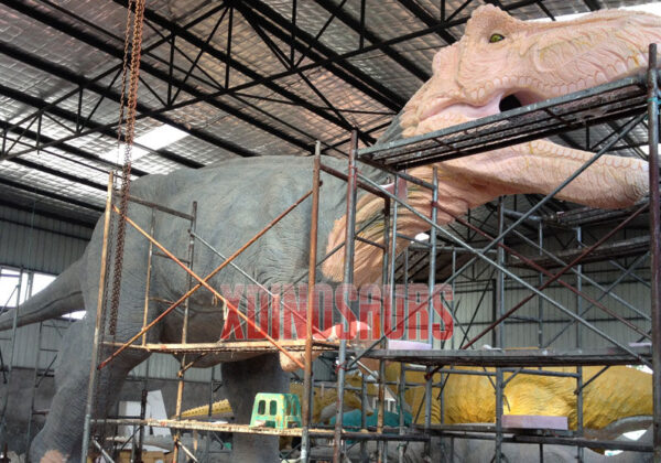 Manufacturing Large Animatronic T-Rex