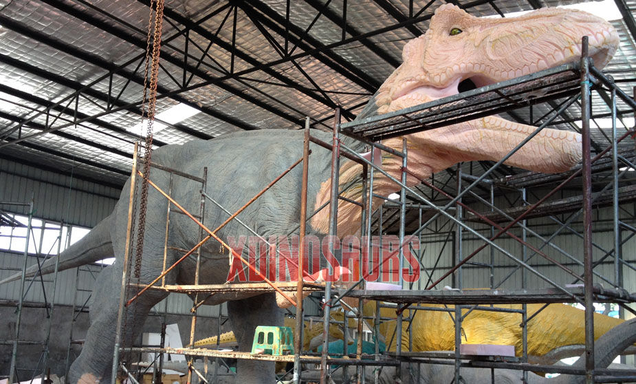 Manufacturing Large Animatronic T-Rex