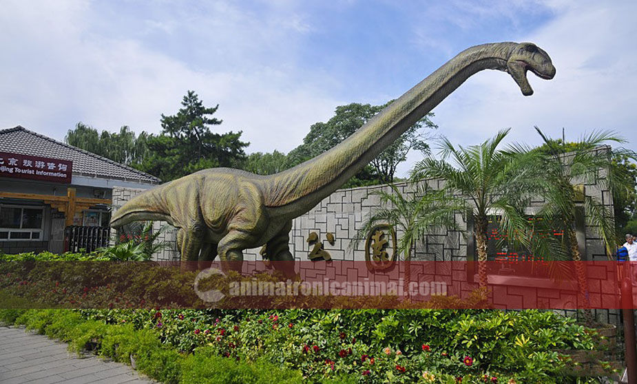 Movable Dinosaur Exhibits at Outdoor Park