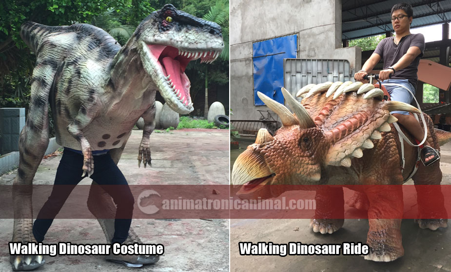 Two Walking Animatronic Dinosaur Products