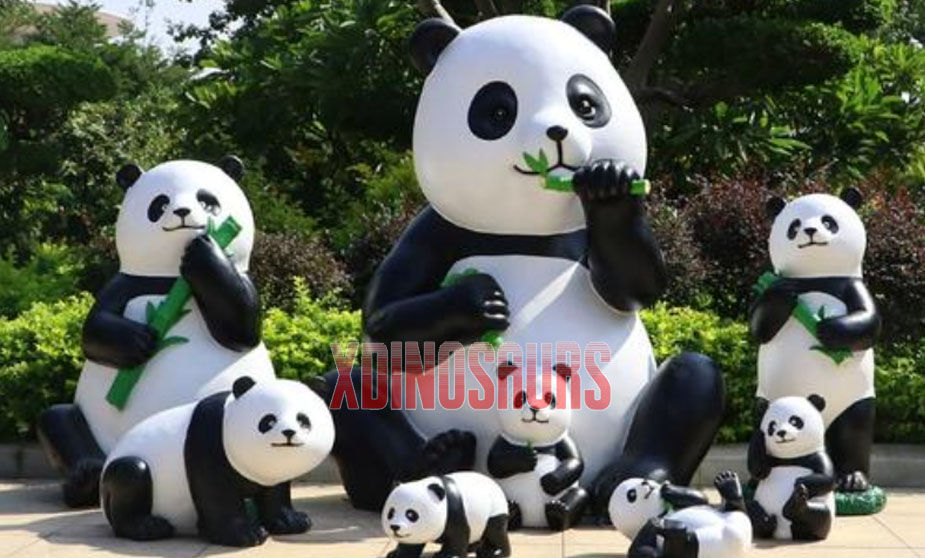 Cartoon Panda Decorations for Zoo