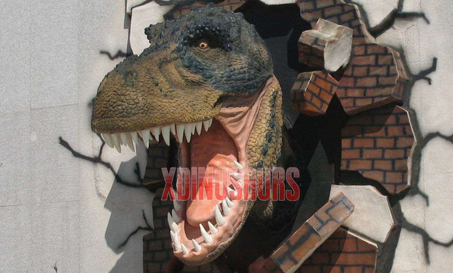 Fiberglass Trex Head Handcraft