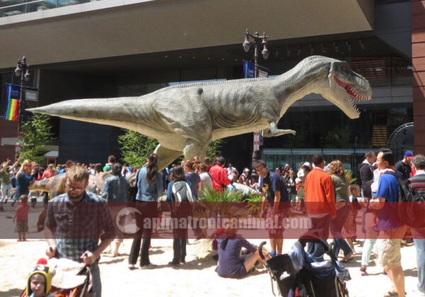 Animatronic Dinosaur Exhibit at Mall Square