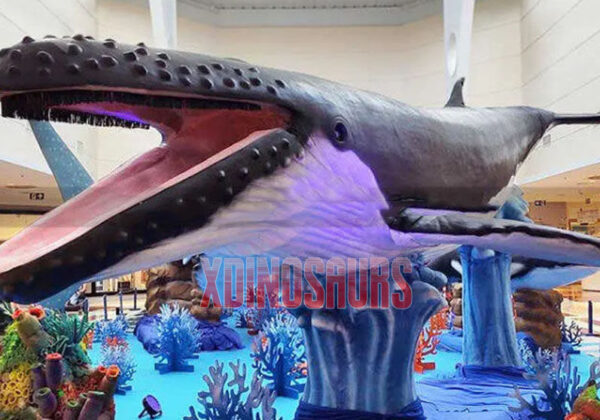 Large Animatronic Whale Model