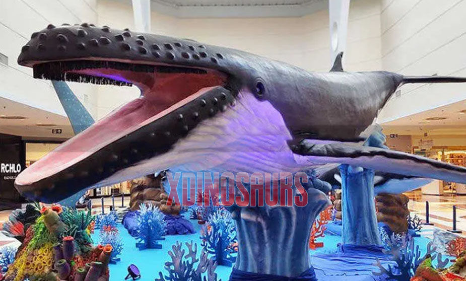 Large Animatronic Whale Model