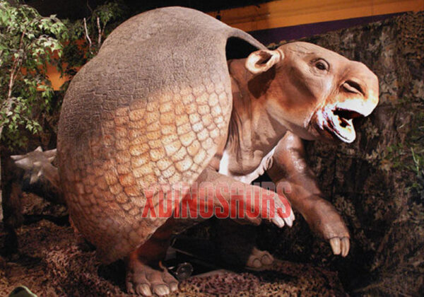 Ice Age Glyptodont Model for Natural Museum