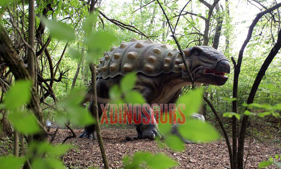 Manufactured Ankylosaurus Model for Amusement Park