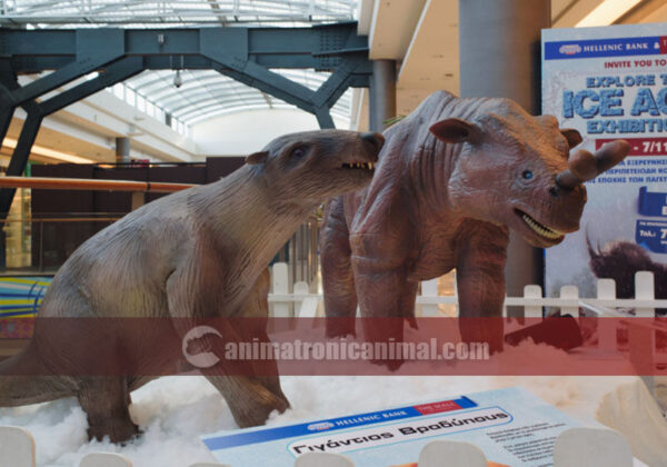 Fiberglass Ice Age Animal Statues