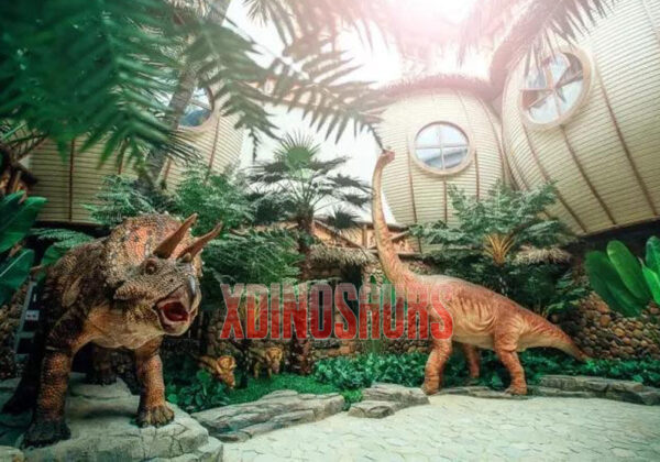 Lifesized Dinosaur Exhibits for Indoor Water Park