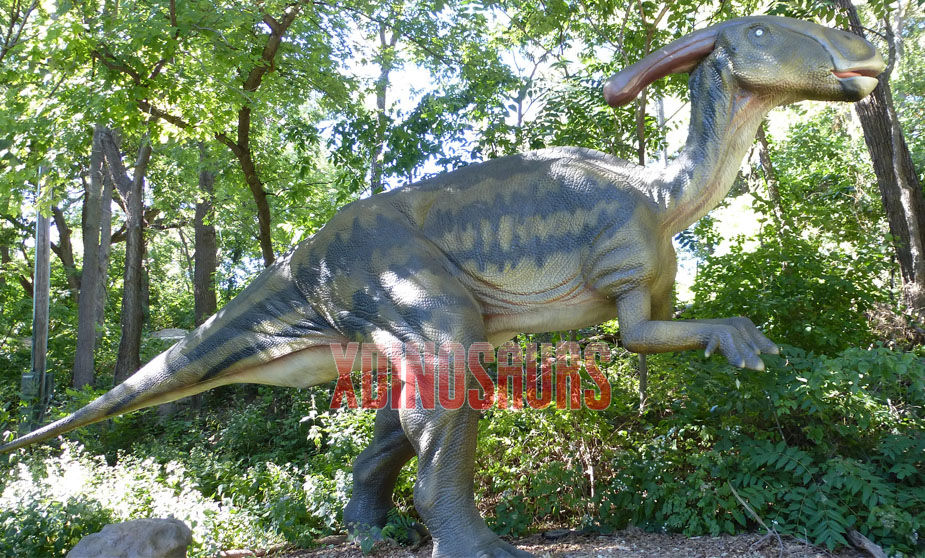 Parasaurolophus Model at Outdoor Park