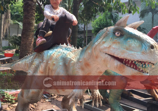 Riding Dinosaur Model