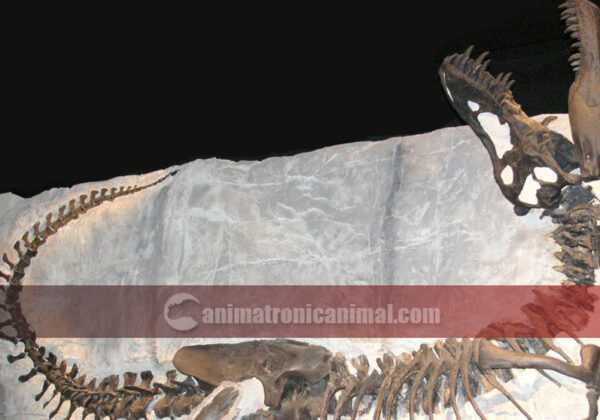 Dinosaur Skeleton Relief