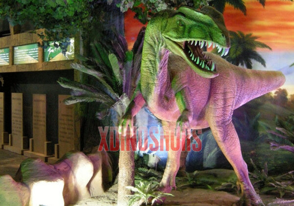 Dilophosaurus Model as Restaurant Decorations