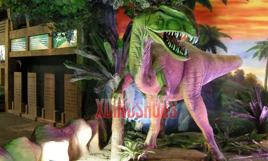 Dilophosaurus Model as Restaurant Decorations