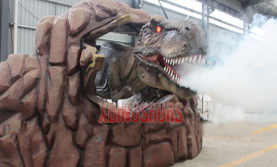 Fiberglass Trex Head Decoration