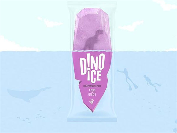Dinosaur Ice Sucker