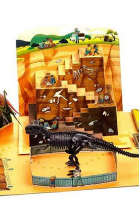 3D Dinosaur Book