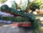 Big Prehistoric Crocodile Model