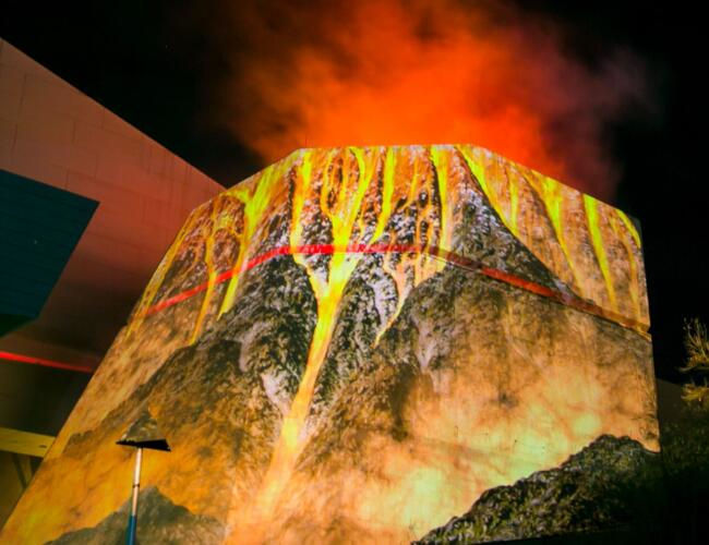 Volcano at Mall