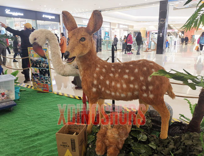 Animatronic Deer at Mall