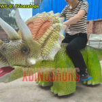 Animatronic Triceratops Car