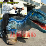 Animatronic Velociraptor Car