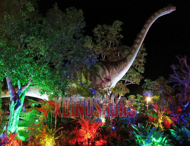 Animatronic Brachiosaurus in Dannok Park