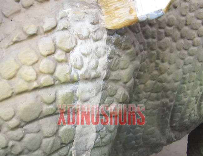 Repair Animatronic Dinosaur Skin