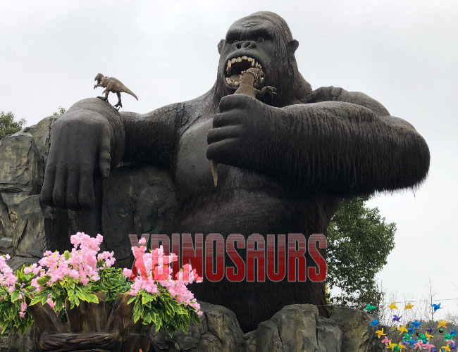 Theme Park Decorated Statue