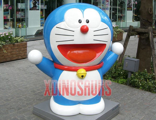 Fiberglass Doraemon Statue