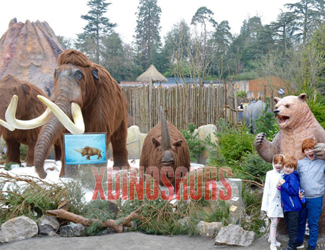 Ice Age Animal Models at Safari Park