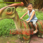 Parasaurolophus Riding Car