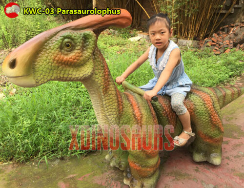 Parasaurolophus Riding Car
