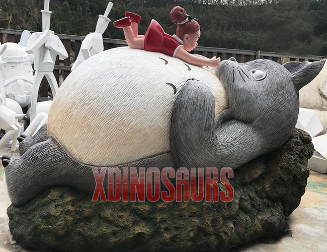 Fiberglass Totoro Sculpture