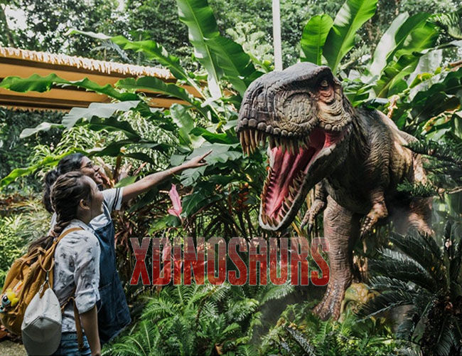 Animatronic Trex at Zoorassic Park