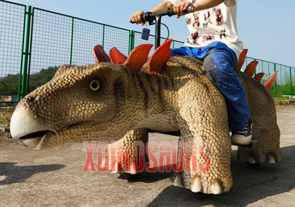 Animatronic Stegosaurus Car