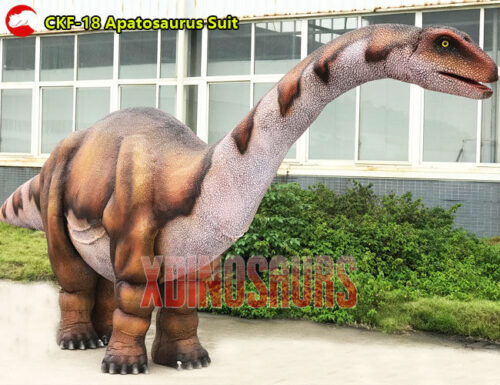 Realistic Apatosaurus Suit