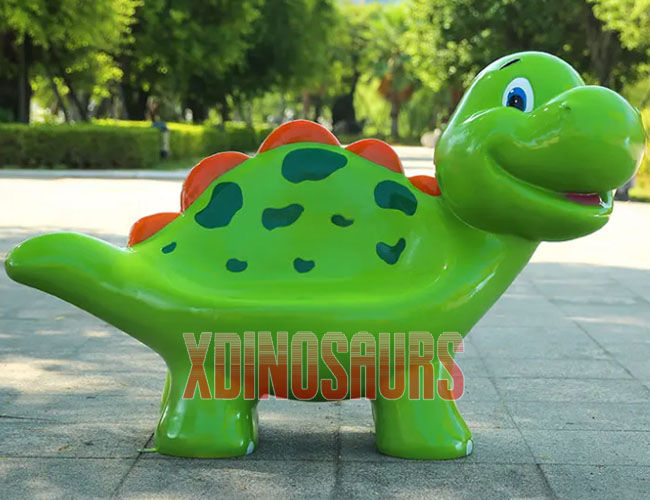 Cartoon Stegosaurus Bench